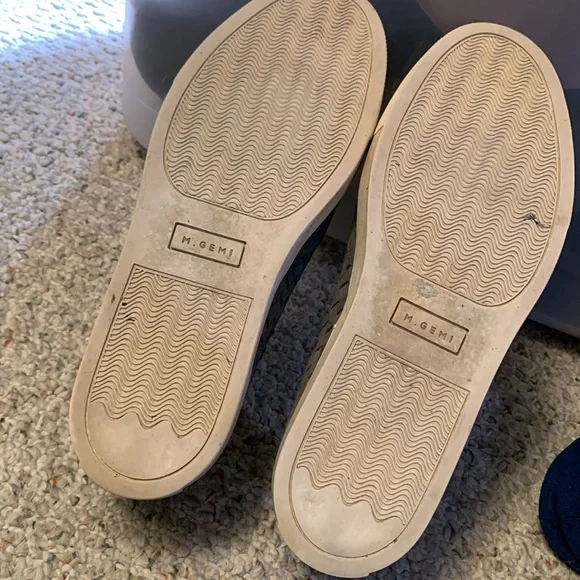 M. Gemi sneakers, Euro size 41, made in Italy, gray and white - Picture 3 of 4